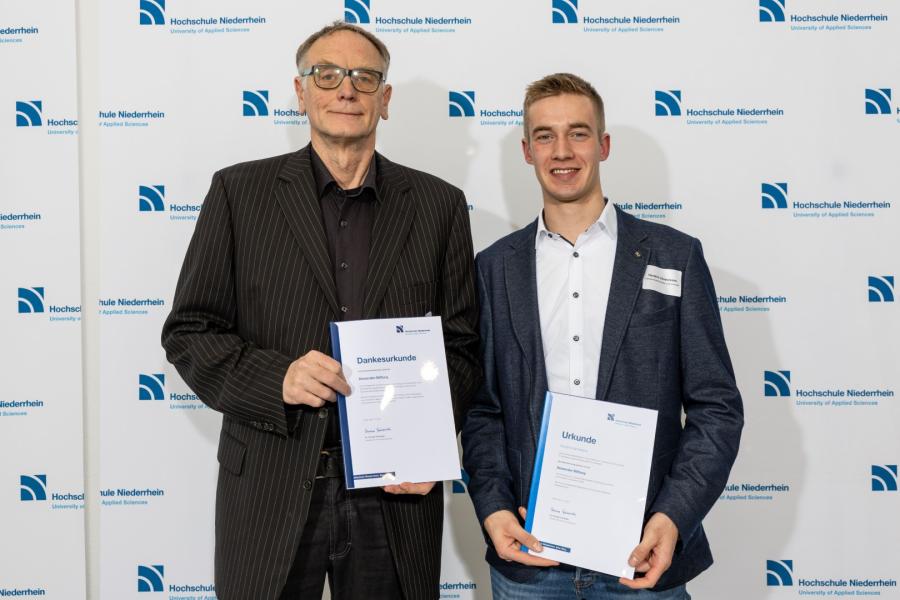 Norbert Dewender und Hendrik Hünnekens aus Straelen / © Thomas Lammertz