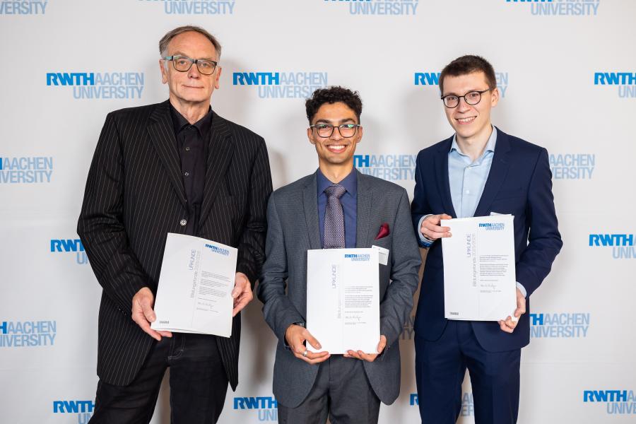 v.l. Norbert Dewender, Dylan Datta, Anton Bartels / Foto: ©Stefan Hense v.l. Norbert Dewender, Dylan Datta, Anton Bartels / Foto: ©Stefan Hense